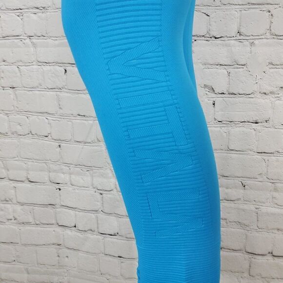 NUX High Rise Vita LA Leggings Blue S NEW - Picture 7 of 9